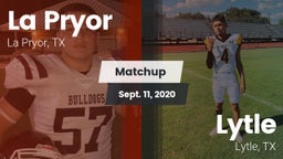 Matchup: La Pryor  vs. Lytle  2020