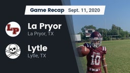 Recap: La Pryor  vs. Lytle  2020