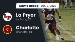 Recap: La Pryor  vs. Charlotte  2020