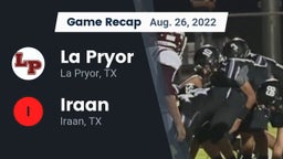 Recap: La Pryor  vs. Iraan  2022