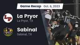 Recap: La Pryor  vs. Sabinal  2023