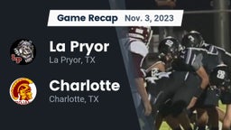 Recap: La Pryor  vs. Charlotte  2023