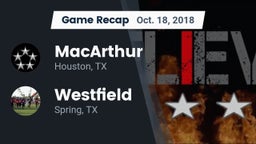Recap: MacArthur  vs. Westfield  2018