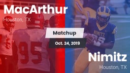 Matchup: MacArthur High vs. Nimitz  2019