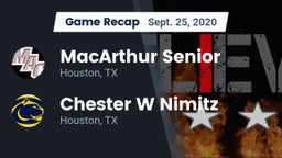 Recap: MacArthur Senior  vs. Chester W Nimitz  2020