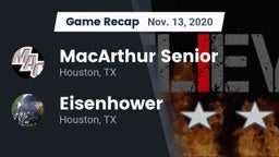 Recap: MacArthur Senior  vs. Eisenhower  2020