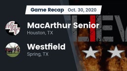 Recap: MacArthur Senior  vs. Westfield  2020