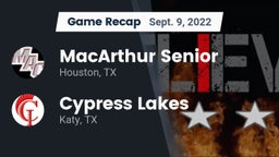 Recap: MacArthur Senior  vs. Cypress Lakes  2022