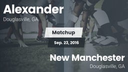 Matchup: Alexander vs. New Manchester  2016