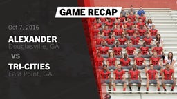 Recap: Alexander  vs. Tri-Cities  2016