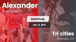 Matchup: Alexander vs. Tri cities  2017