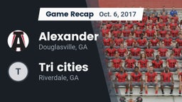 Recap: Alexander  vs. Tri cities  2017