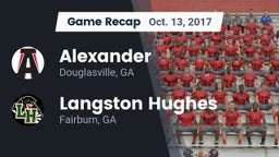 Recap: Alexander  vs. Langston Hughes  2017