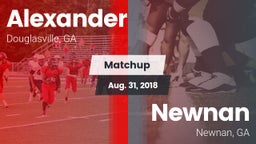 Matchup: Alexander vs. Newnan  2018