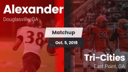 Matchup: Alexander vs. Tri-Cities  2018