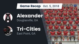 Recap: Alexander  vs. Tri-Cities  2018