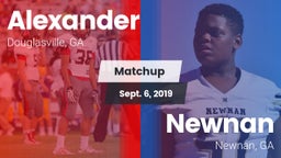 Matchup: Alexander vs. Newnan  2019