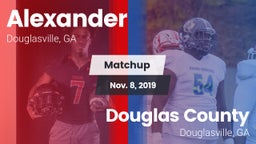 Matchup: Alexander vs. Douglas County  2019