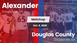 Matchup: Alexander vs. Douglas County  2020