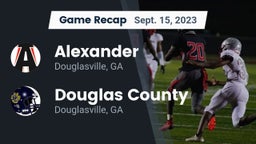 Recap: Alexander  vs. Douglas County  2023