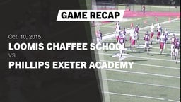 Recap: Loomis Chaffee School vs. Phillips Exeter Academy  2015