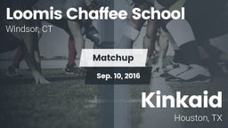 Matchup: Loomis Chaffee Schoo vs. Kinkaid  2016