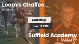 Matchup: Loomis Chaffee Schoo vs. Suffield Academy 2016