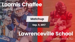 Matchup: Loomis Chaffee Schoo vs. Lawrenceville School 2017