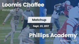 Matchup: Loomis Chaffee Schoo vs. Phillips Academy  2017