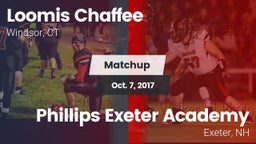 Matchup: Loomis Chaffee Schoo vs. Phillips Exeter Academy  2017