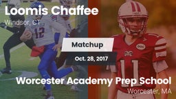 Matchup: Loomis Chaffee Schoo vs. Worcester Academy Prep School 2017