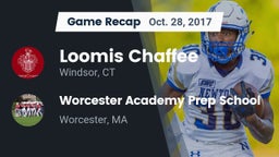 Recap: Loomis Chaffee vs. Worcester Academy Prep School 2017