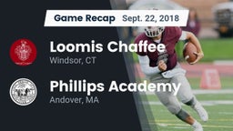 Recap: Loomis Chaffee vs. Phillips Academy  2018