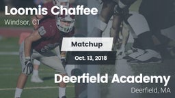 Matchup: Loomis Chaffee Schoo vs. Deerfield Academy  2018