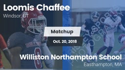 Matchup: Loomis Chaffee Schoo vs. Williston Northampton School 2018