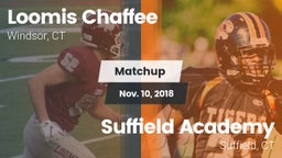Matchup: Loomis Chaffee Schoo vs. Suffield Academy 2018