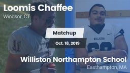 Matchup: Loomis Chaffee Schoo vs. Williston Northampton School 2019