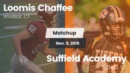 Matchup: Loomis Chaffee Schoo vs. Suffield Academy 2019