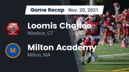 Recap: Loomis Chaffee vs. Milton Academy 2021