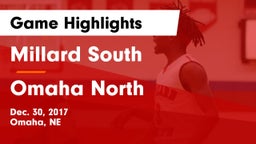 Millard South  vs Omaha North  Game Highlights - Dec. 30, 2017