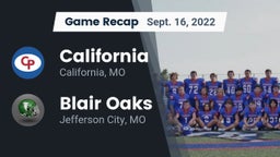 Recap: California  vs. Blair Oaks  2022
