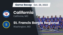 Recap: California  vs. St. Francis Borgia Regional  2022