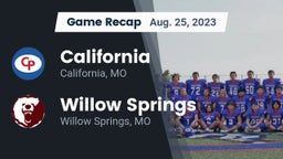 Recap: California  vs. Willow Springs  2023