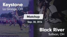 Matchup: Keystone  vs. Black River  2016