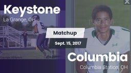 Matchup: Keystone  vs. Columbia  2017