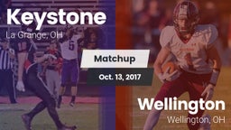 Matchup: Keystone  vs. Wellington  2017