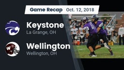 Recap: Keystone  vs. Wellington  2018