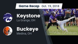 Recap: Keystone  vs. Buckeye  2018