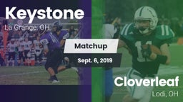 Matchup: Keystone  vs. Cloverleaf  2019