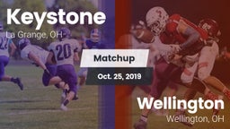 Matchup: Keystone  vs. Wellington  2019